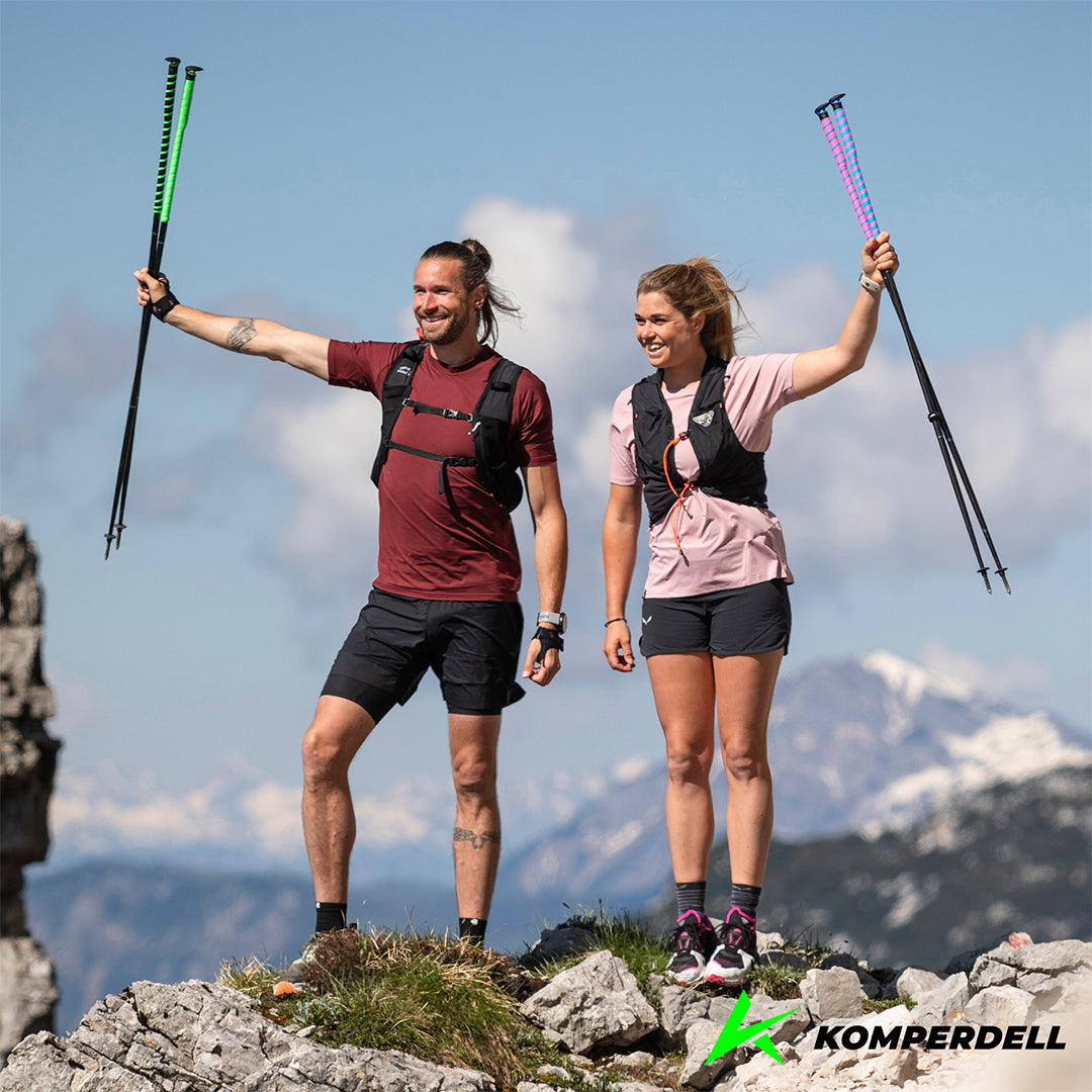 KOMPERDELL Carbon FXP Ultra The Erlkönig Green Lightweight Trekking Pole