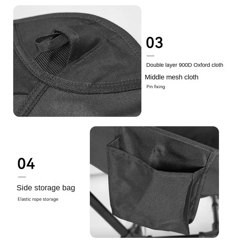 DEFTHIKE Foldable Lounge Moon Chair High Back Y003