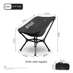 DEFTHIKE Foldable Lightweight Moon Chair Low Back Y005