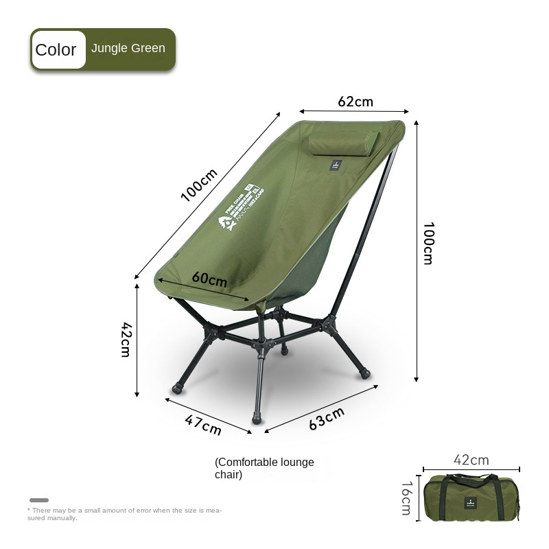 DEFTHIKE Foldable Lounge Moon Chair High Back Y003