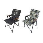 DEFTHIKE Foldable Kermit Chair with Wood Handrest Y013