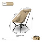 DEFTHIKE Foldable Lounge Moon Chair High Back Y003