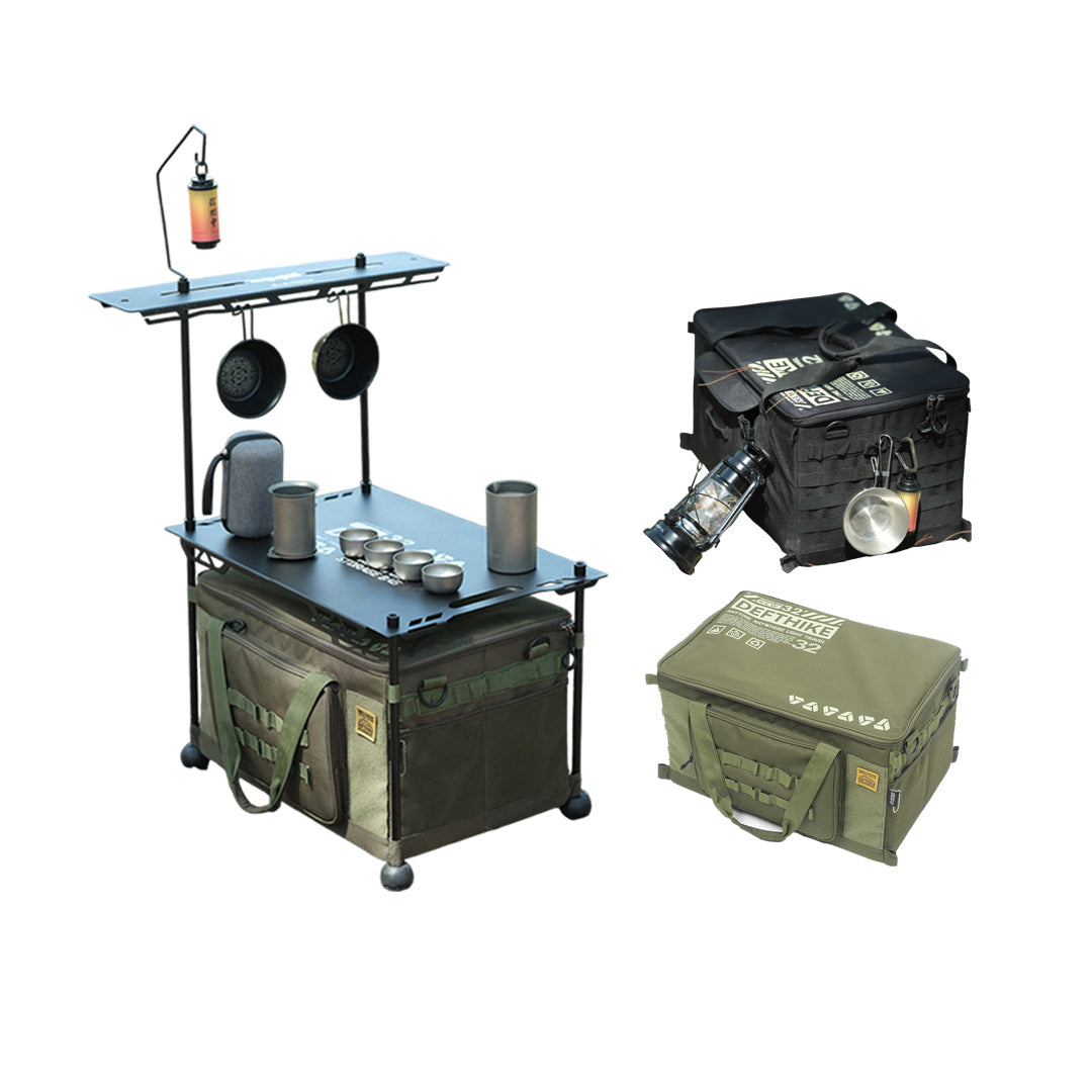 DEFTHIKE 50L Tactical Storage Bag with Table Top Multi-Function D-N004
