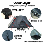 DEFTHIKE Military Cot Bed Tent 1P Q006