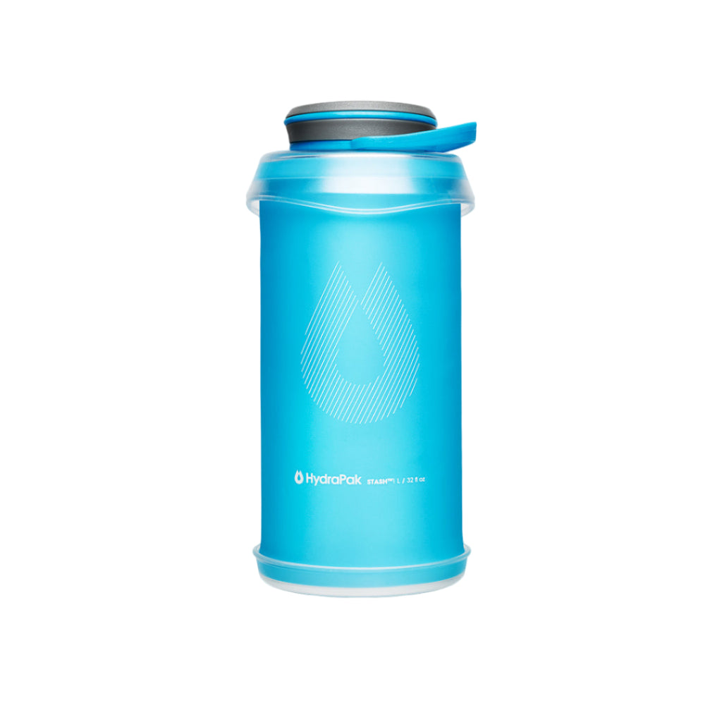 HYDRAPAK Stash™ 1L Ultralight Collapsible Travel Bottle
