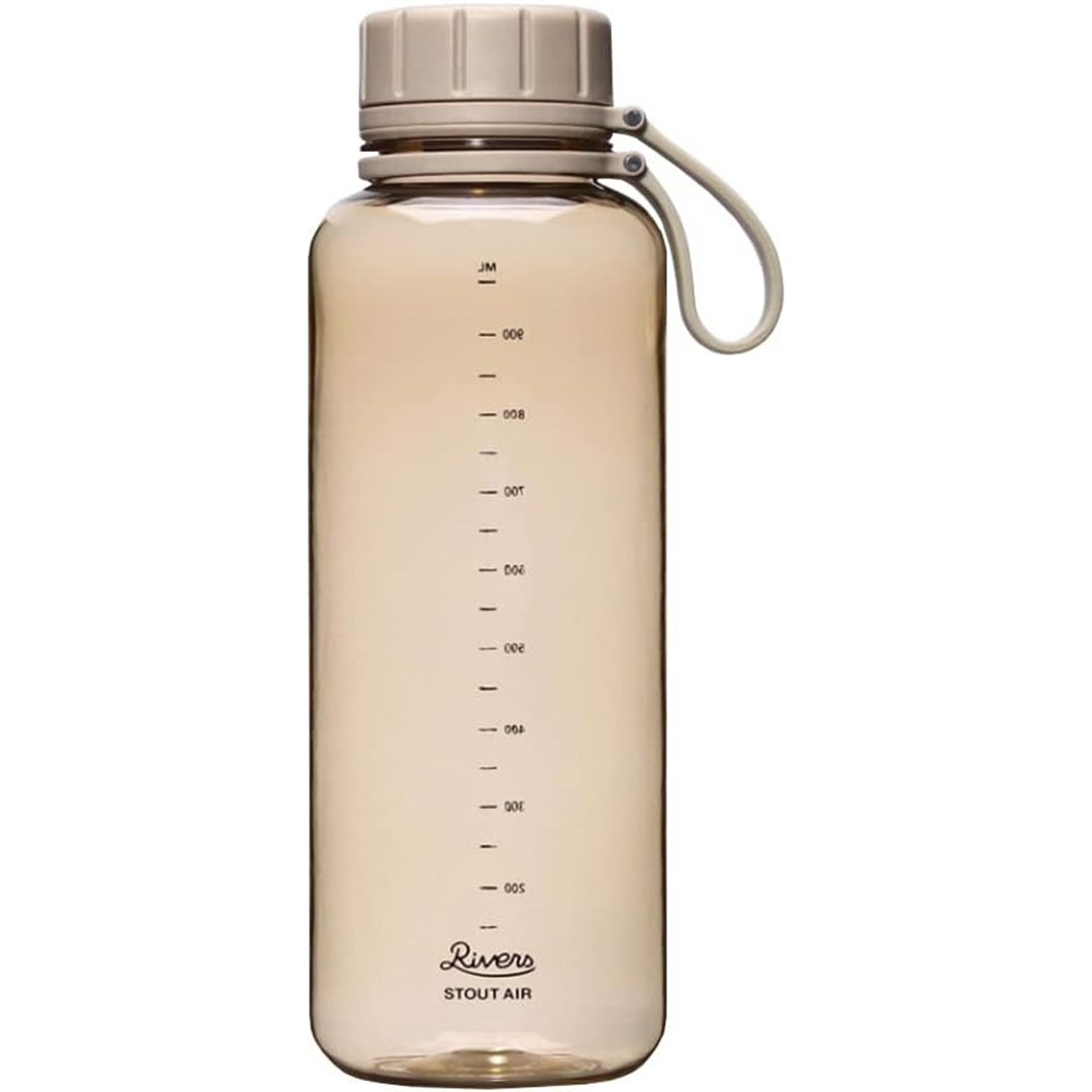 RIVER Stout Air 1000E ECOZEN 1000ML Leak-Proof Tritan Sports Water Bottle