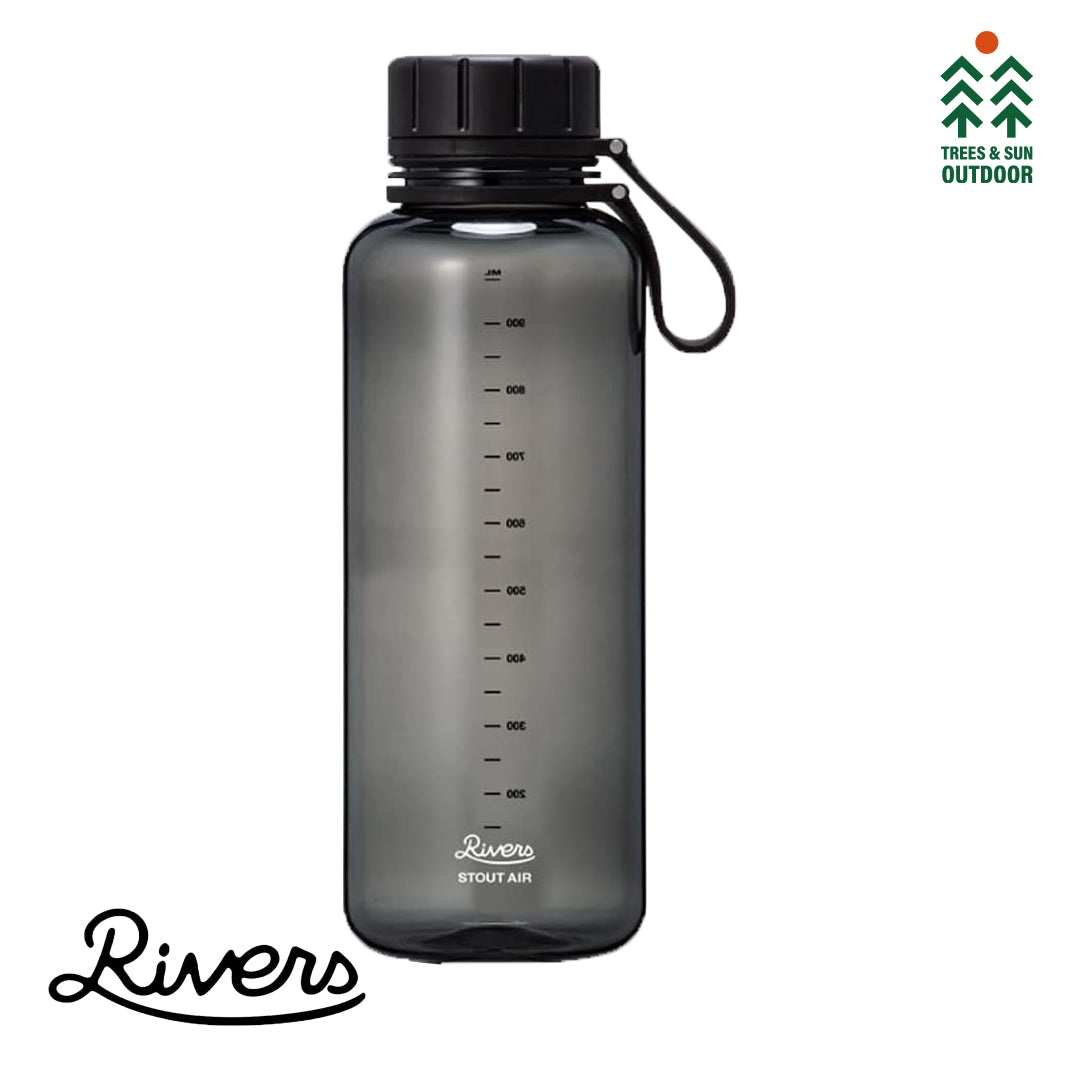 RIVER Stout Air 1000E ECOZEN 1000ML Leak-Proof Tritan Sports Water Bottle