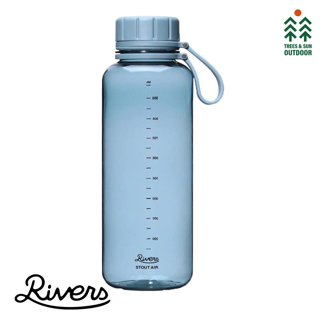 RIVER Stout Air 1000E ECOZEN 1000ML Leak-Proof Tritan Sports Water Bottle