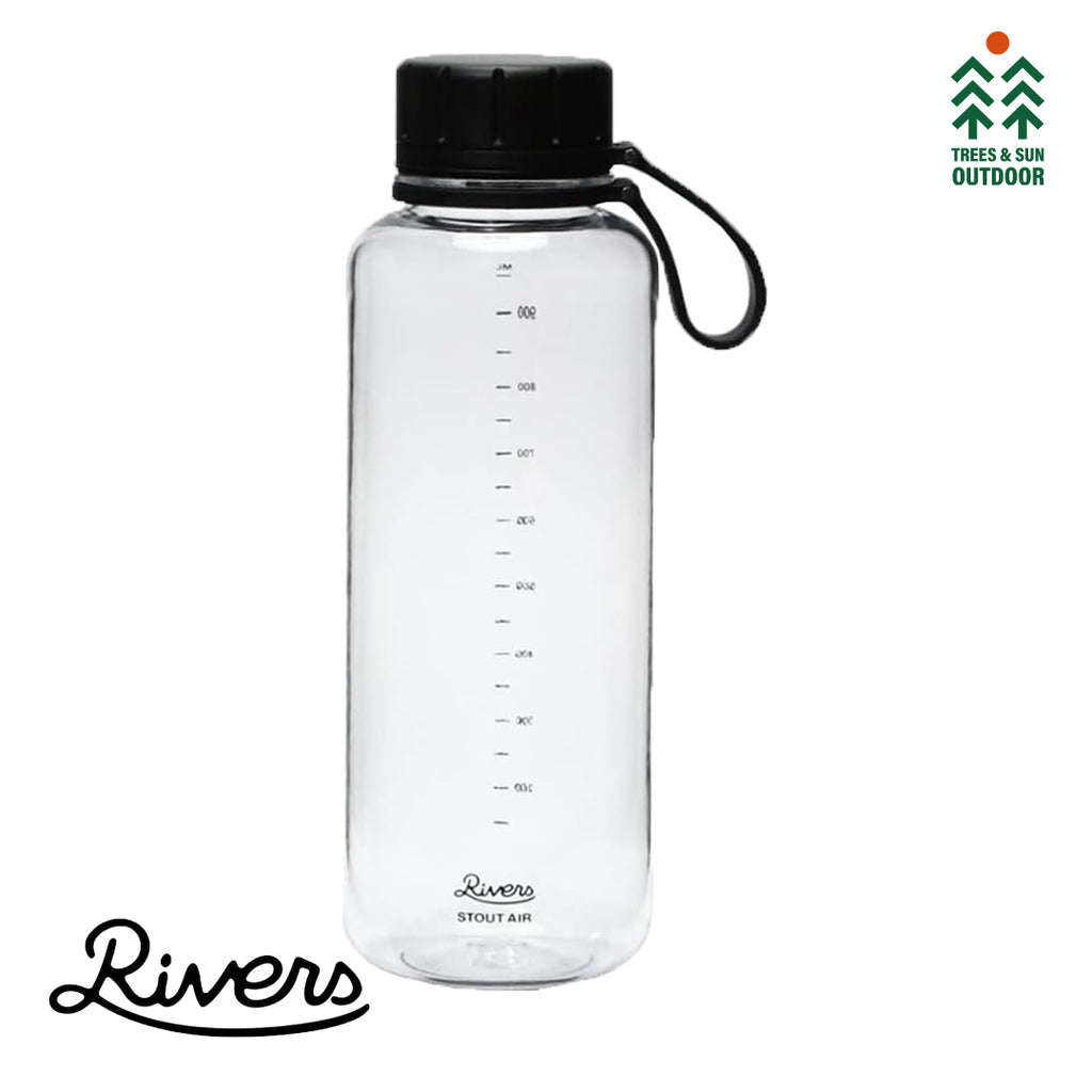 RIVER Stout Air 1000E ECOZEN 1000ML Leak-Proof Tritan Sports Water Bottle