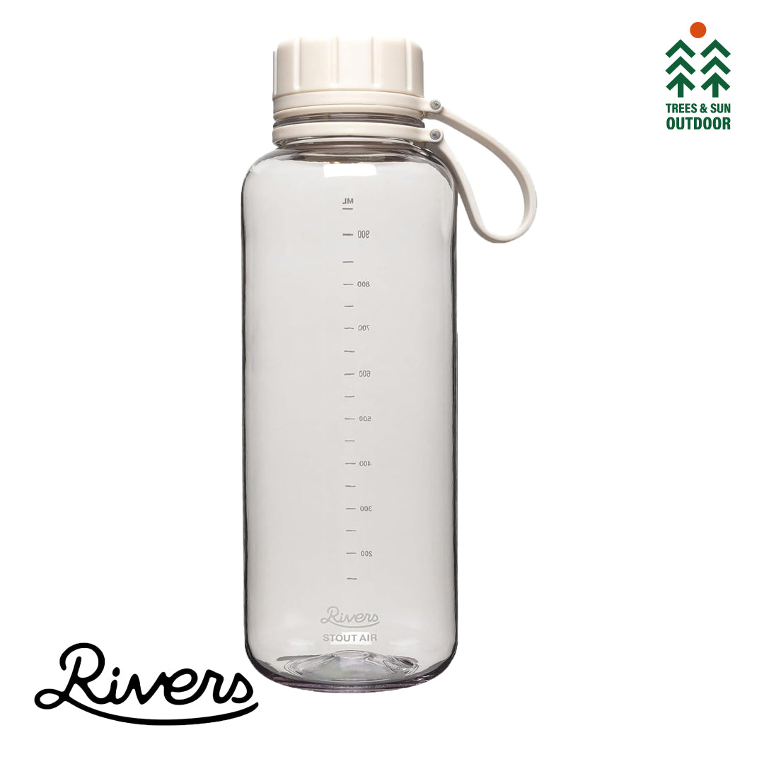 RIVER Stout Air 1000E ECOZEN 1000ML Leak-Proof Tritan Sports Water Bottle