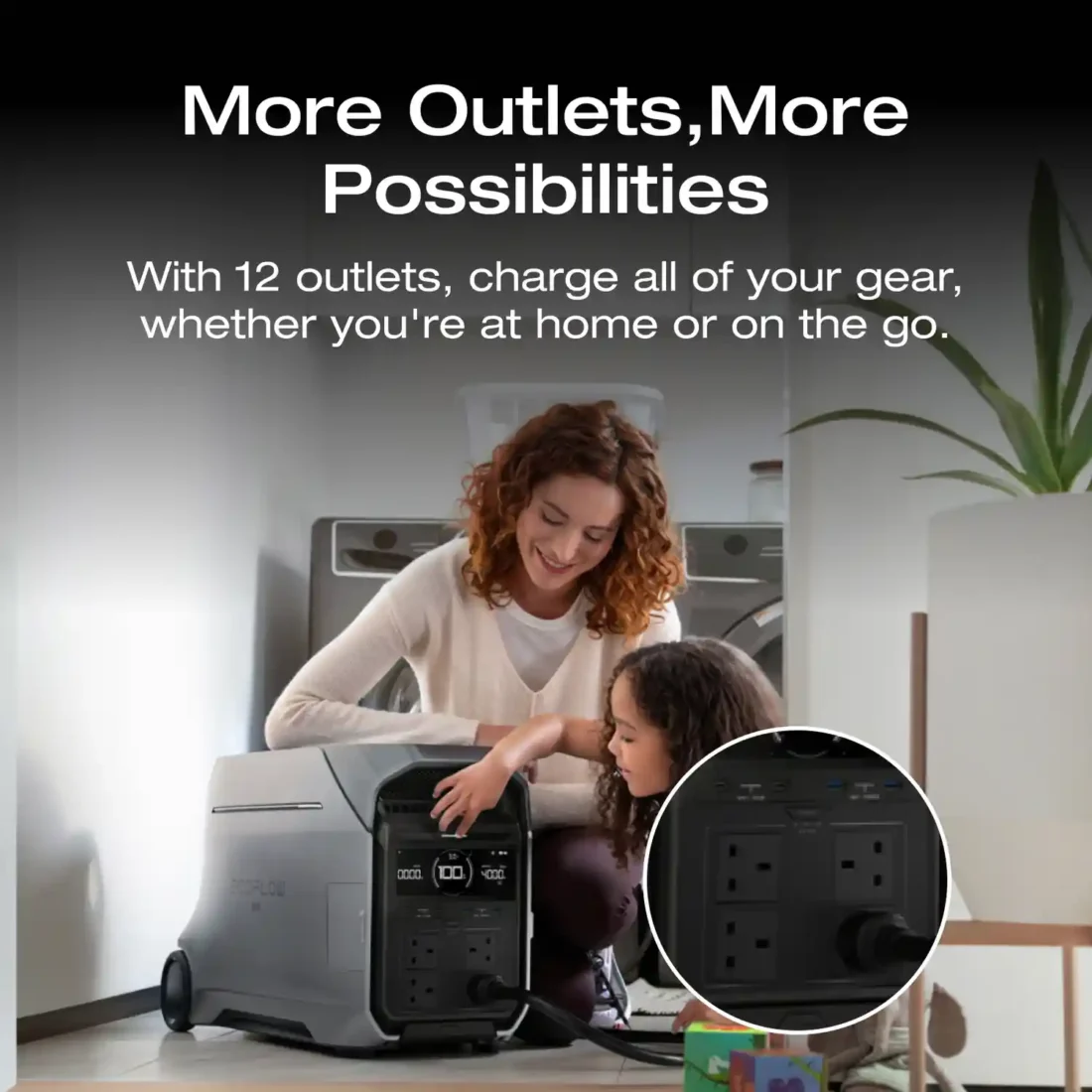 ECOFLOW DELTA Pro 3 Portable Power Station