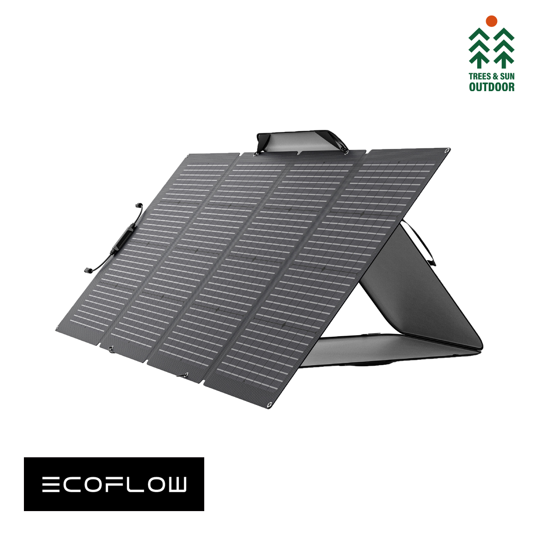 ECOFLOW 220W Solar Panel – Single Face Monofacial