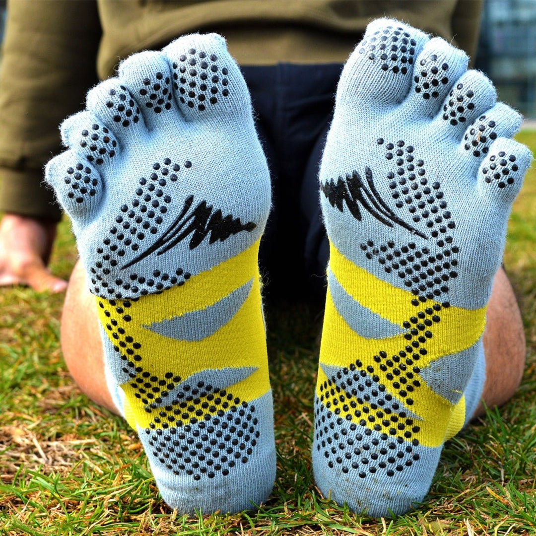 YAMATUNE 5 Toe Mid with Non-Slip Socks