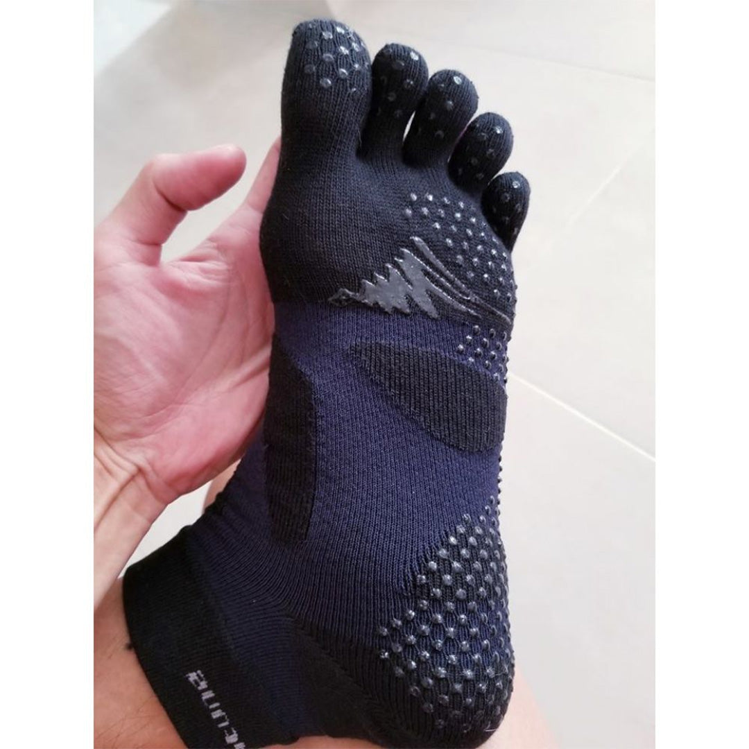 YAMATUNE 5 Toe Mid with Non-Slip Socks