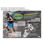 YAMATUNE 5 Toe Mid with Non-Slip Socks
