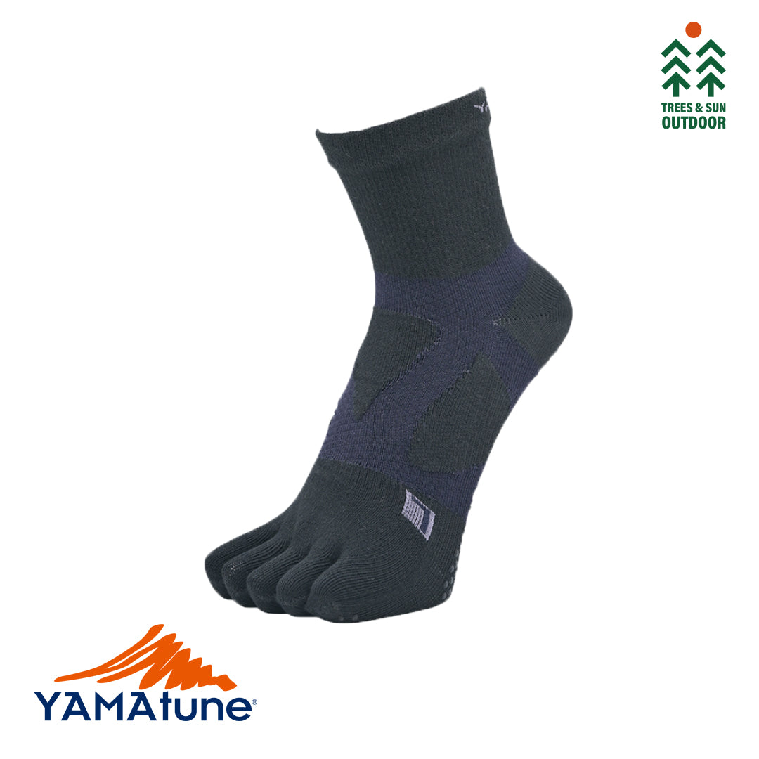 YAMATUNE 5 Toe Mid with Non-Slip Socks