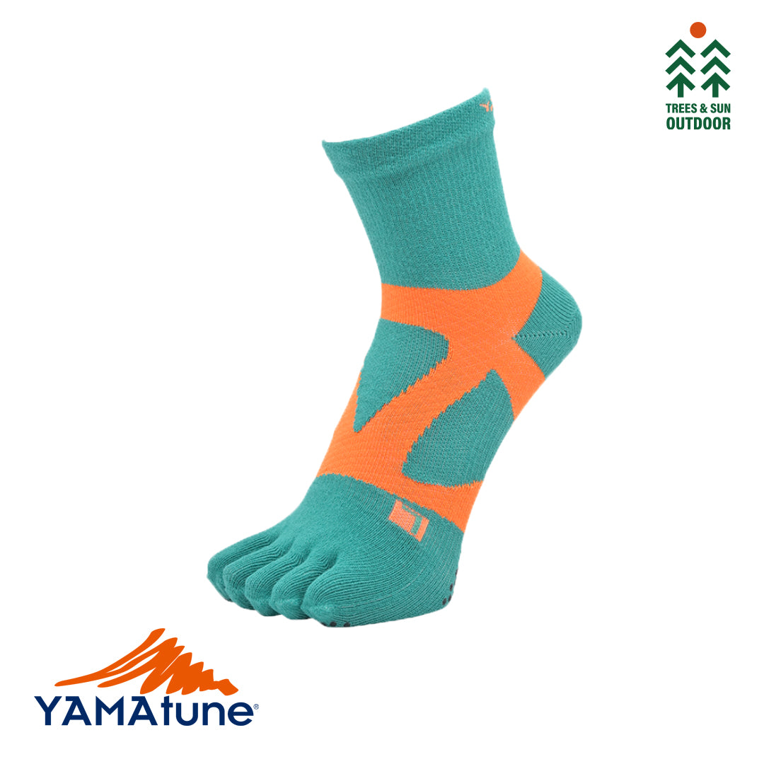 YAMATUNE 5 Toe Mid with Non-Slip Socks