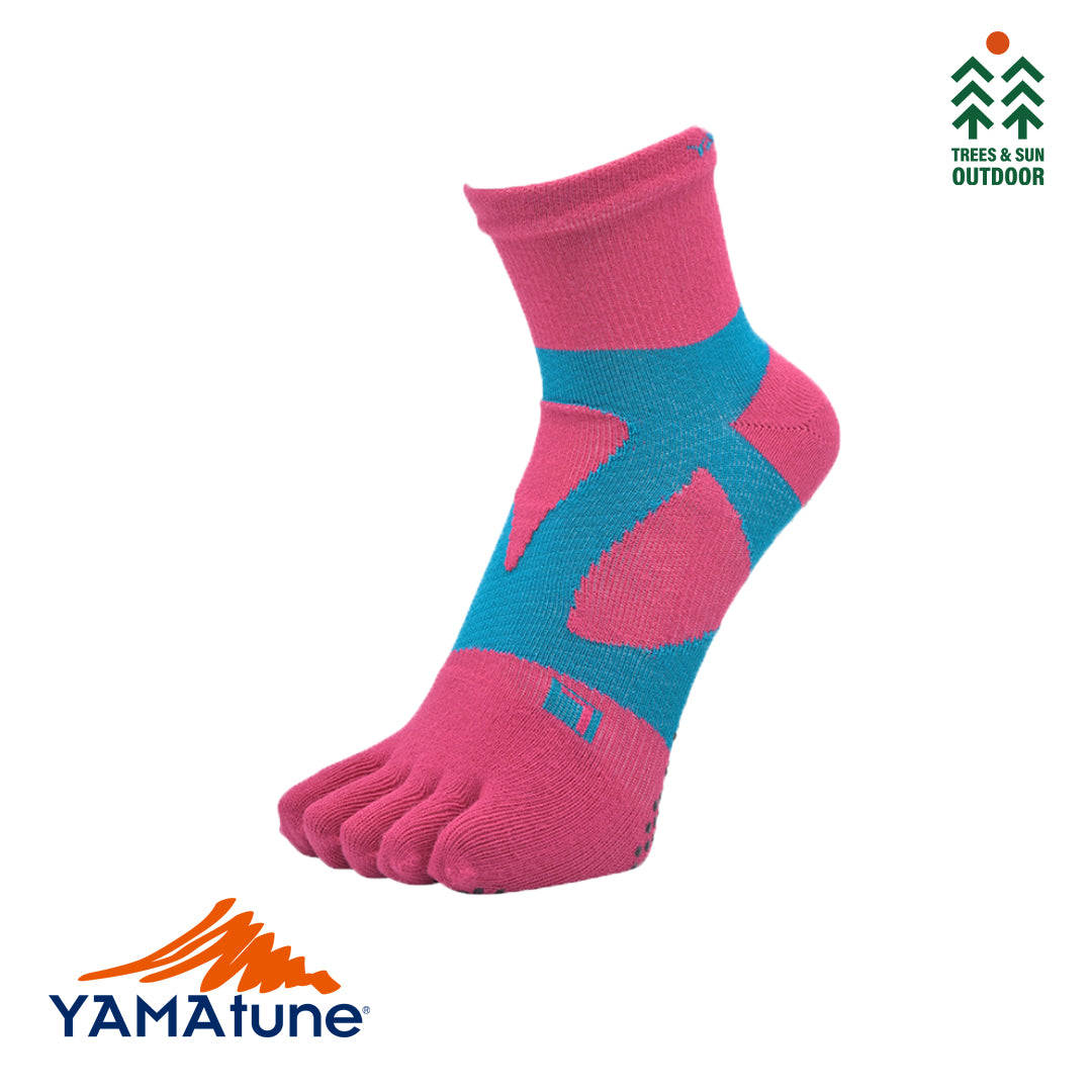 YAMATUNE 5 Toe Mid with Non-Slip Socks