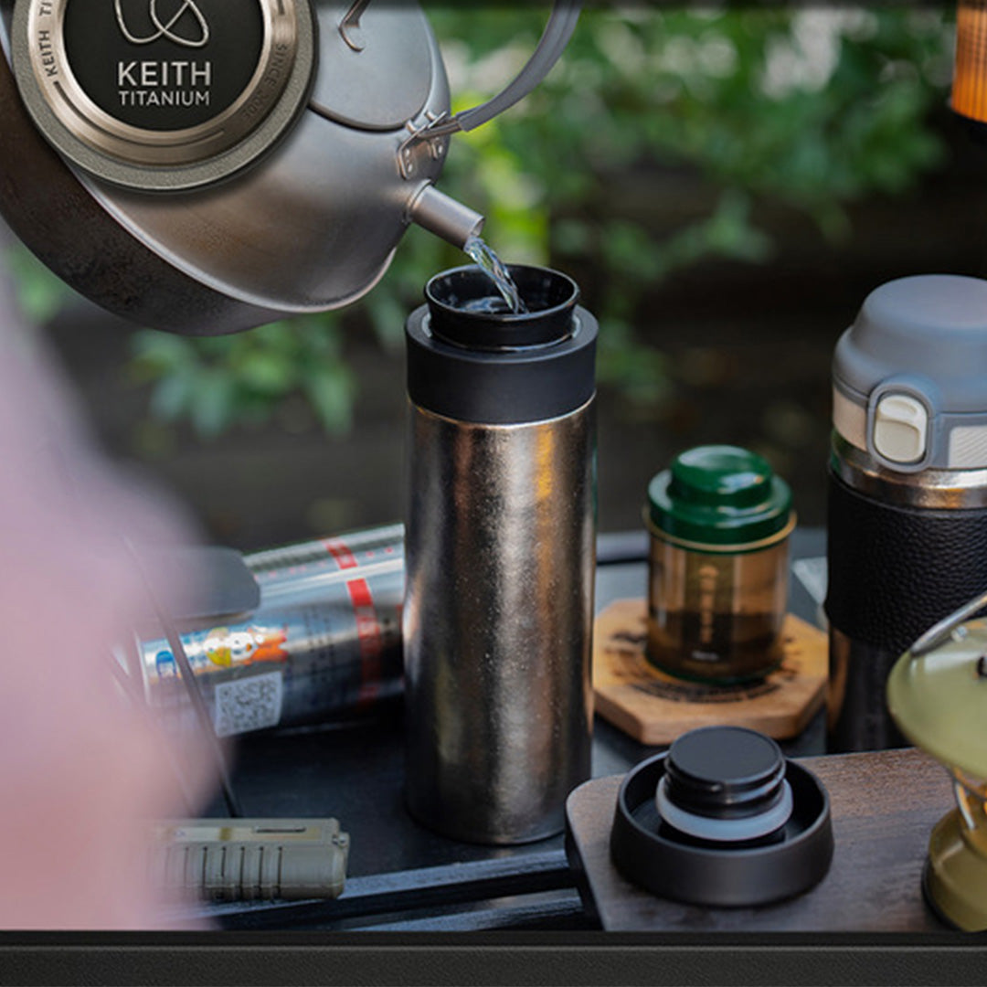 KEITH TITANIUM Anti Leak Insulated Thermos 380ml Ti3132