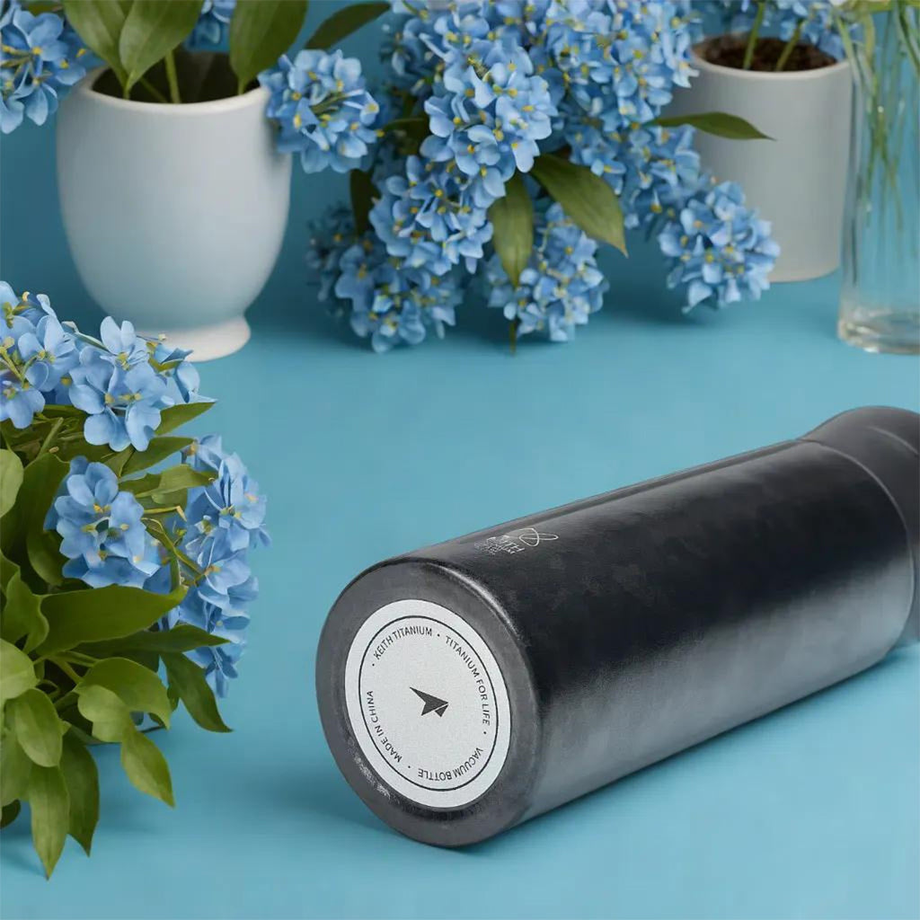 KEITH TITANIUM Anti-Leak Insulated Thermos 380ml Ti3135 – Black