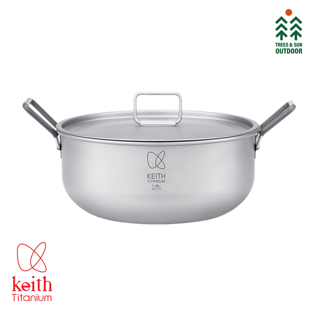 KEITH TITANIUM Cooking Pot 1.8L Ti6015