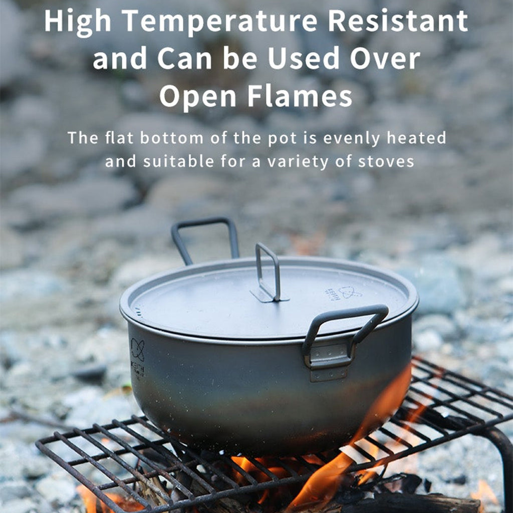 KEITH TITANIUM Cooking Pot 1.8L Ti6015