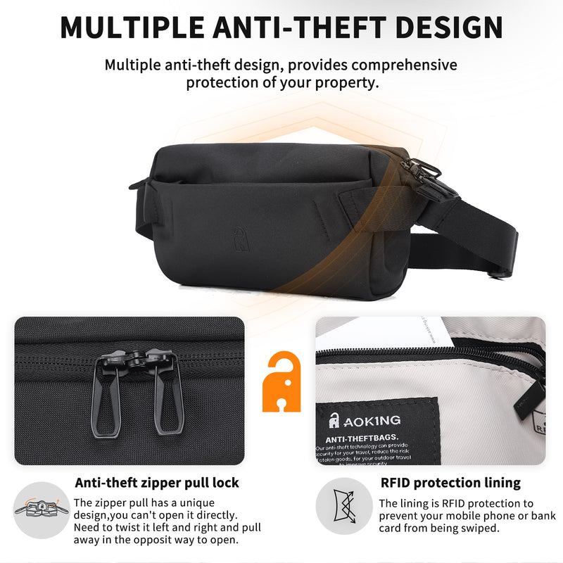 AOKING Anti-Theft Waist Bag