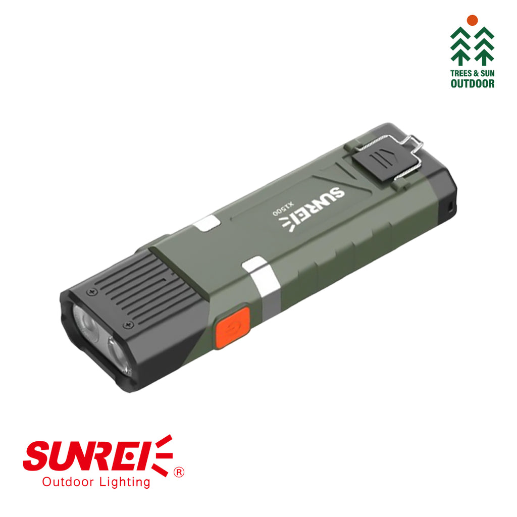 SUNREI X1500 Multifunction Tactical Flashlight 1500LM