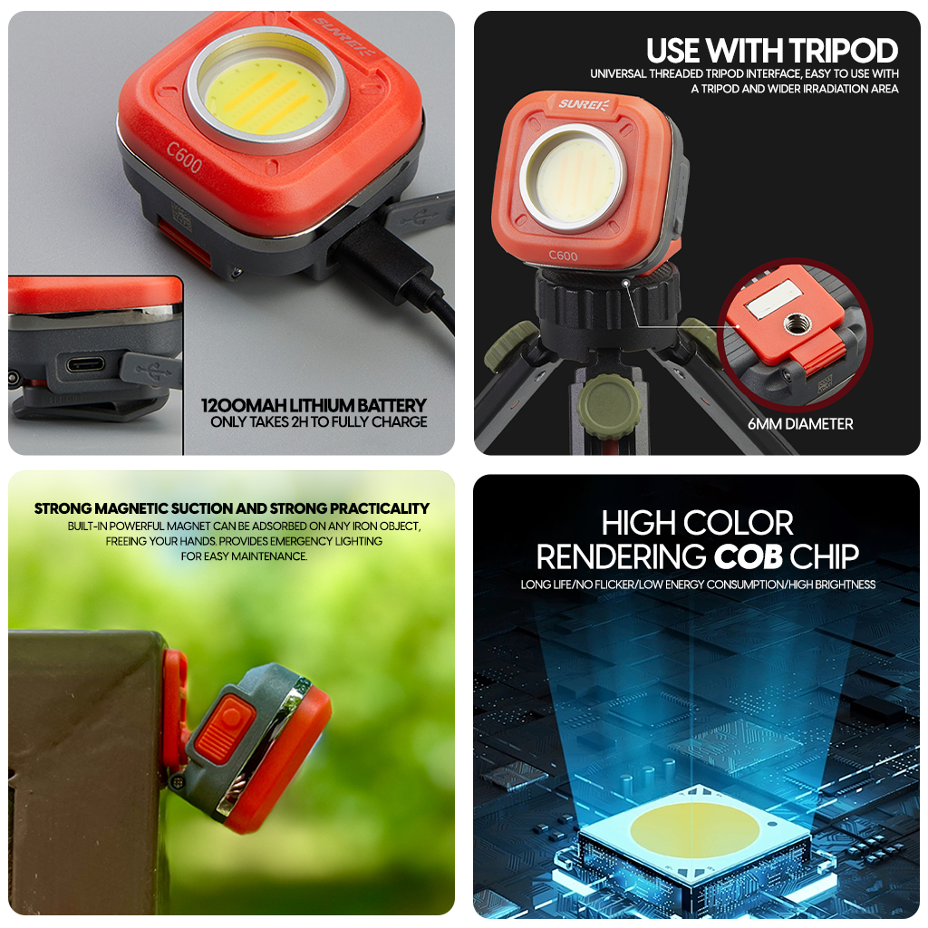 SUNREI C600 Multi-Purpose Mini Light