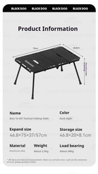 BLACKDOG IGT Tactical Table Bian Ye