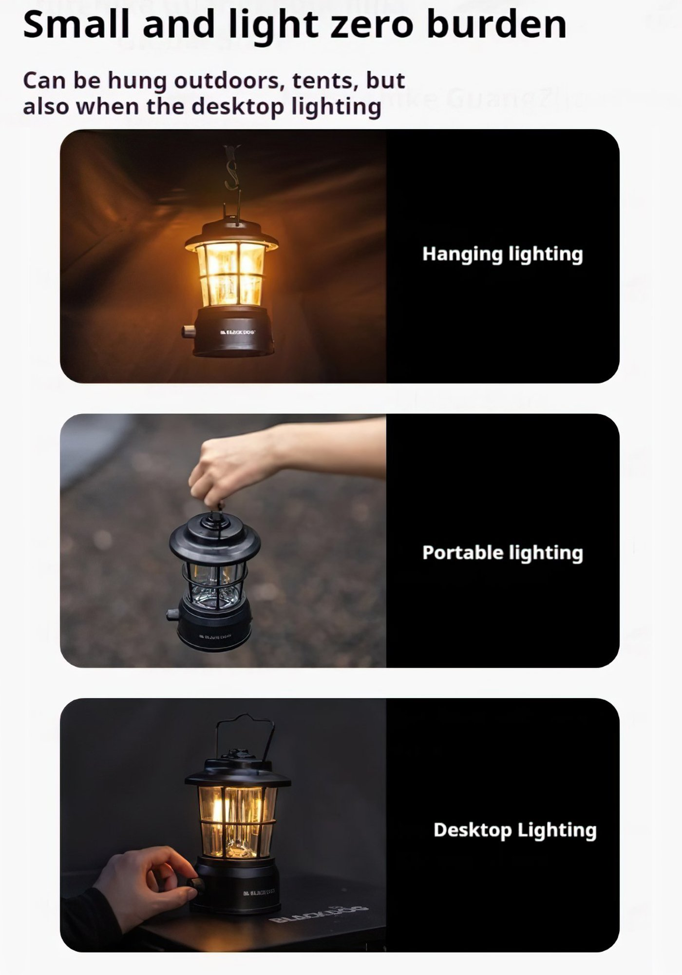 BLACKDOG Henghui Retro Vintage Lantern