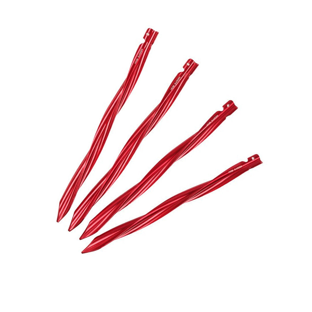 MOBI GARDEN Sand Spiral Tent Peg Set – 4 pcs