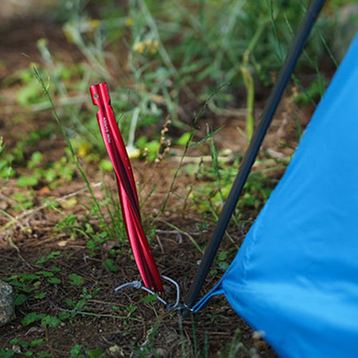 MOBI GARDEN Sand Spiral Tent Peg Set – 4 pcs