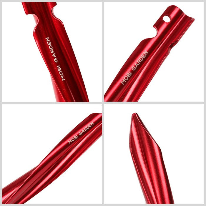 MOBI GARDEN Sand Spiral Tent Peg Set – 4 pcs