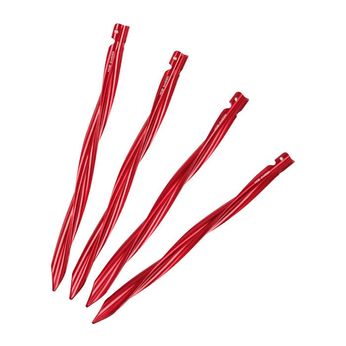 MOBI GARDEN Sand Spiral Tent Peg Set – 4 pcs