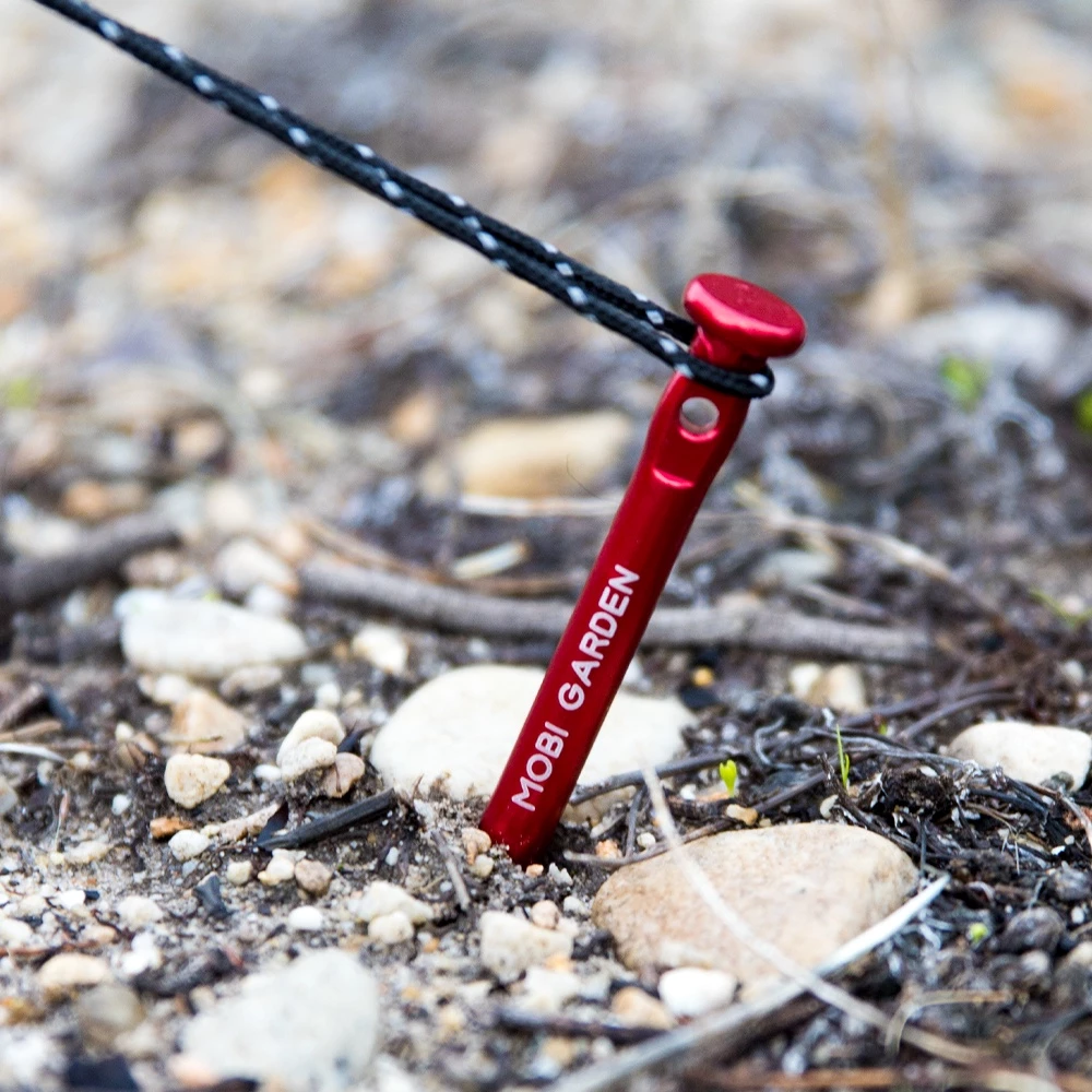 MOBI GARDEN Round Tent Peg Set – 4 pcs