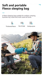 MOBI GARDEN Polar Fleece Envelope Sleeping Bag