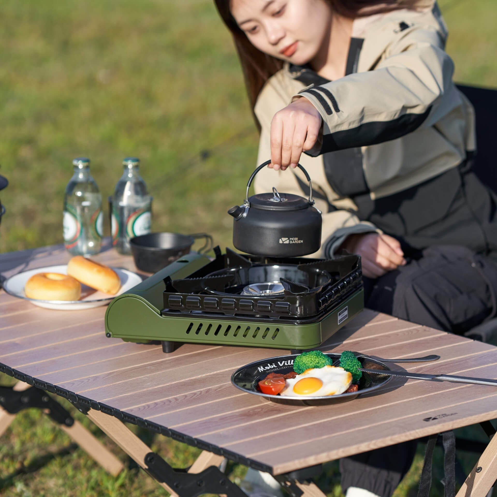 MOBI GARDEN Festive Portable Gas Stove 3.5