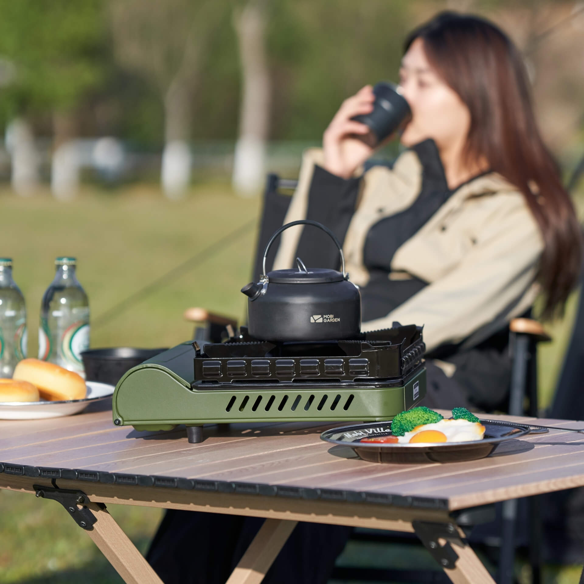 MOBI GARDEN Festive Portable Gas Stove 3.5