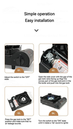 MOBI GARDEN Festive Portable Gas Stove 3.5