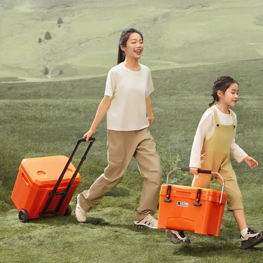 MOBI GARDEN Glacier Insulated Cooler Box Roller 36L