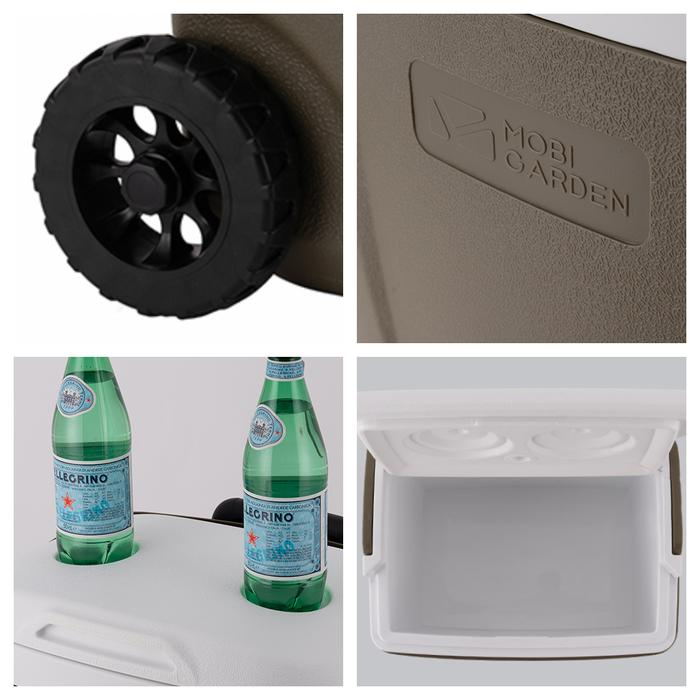 MOBI GARDEN Arctic Ice Cooler Box Trolley 26L