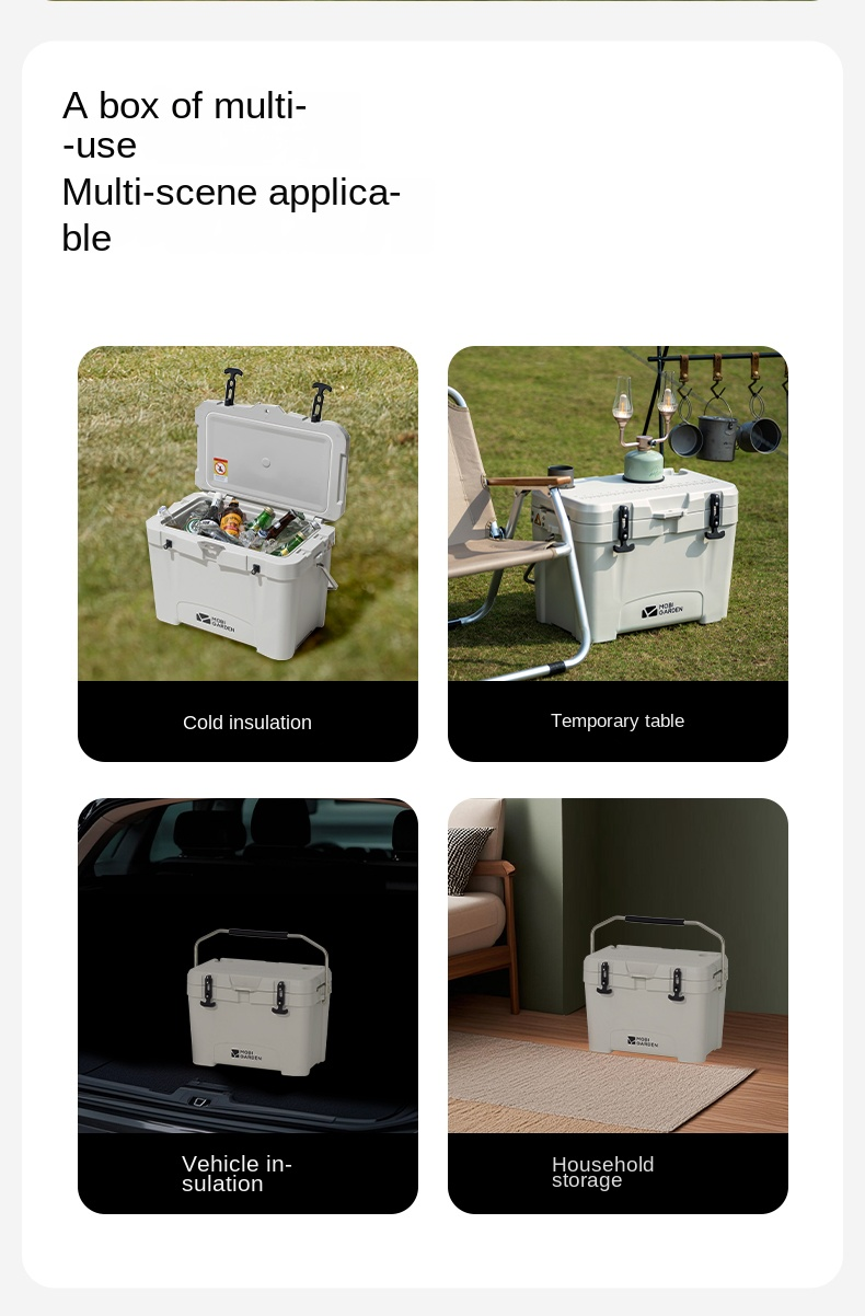 MOBI GARDEN Glacier Insulated Cooler Box 25L
