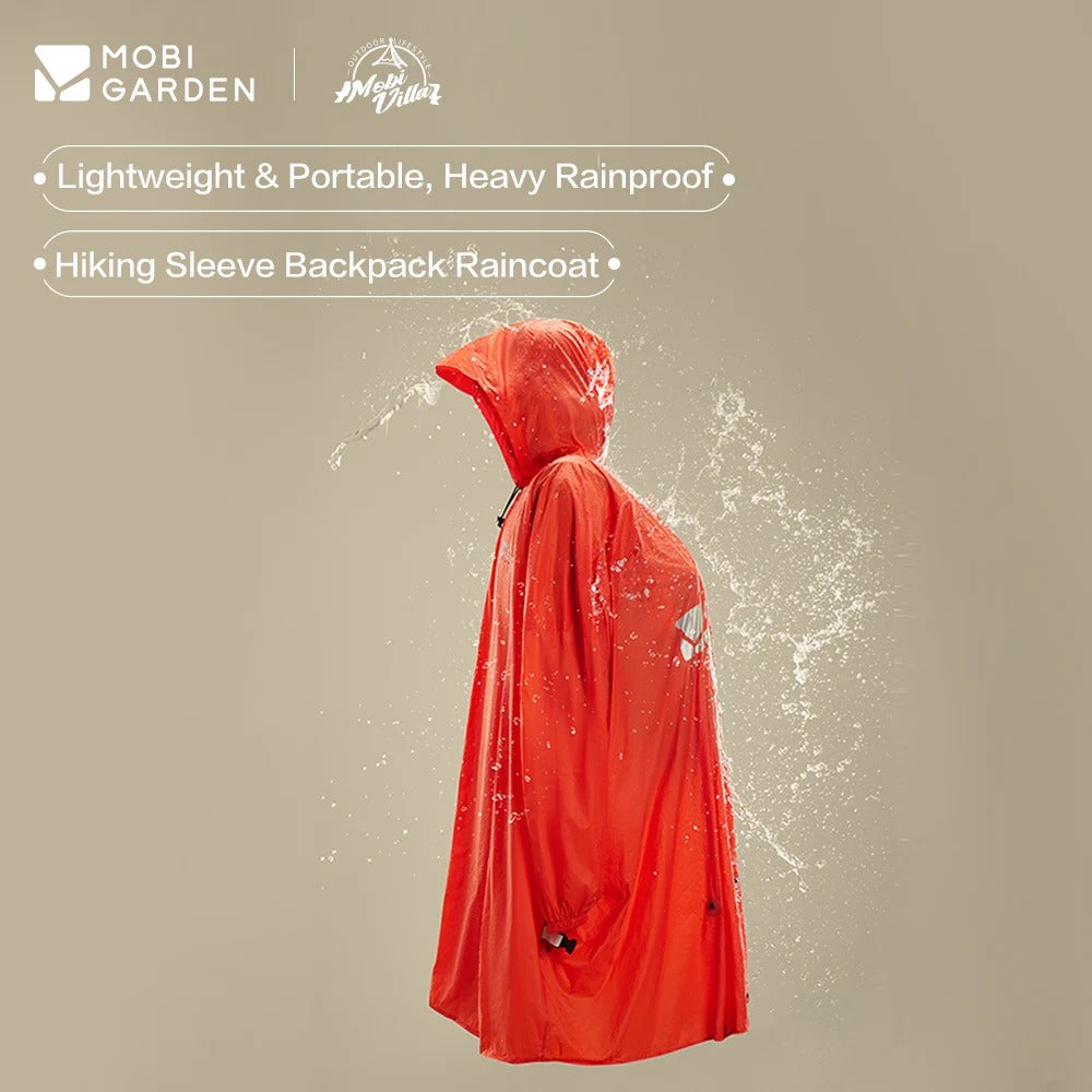 MOBI GARDEN Ultralight Poncho Raincoat