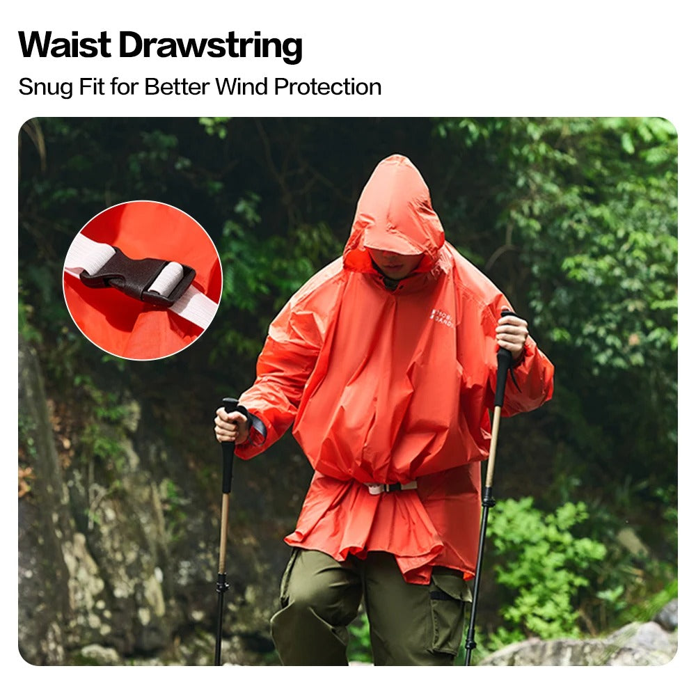MOBI GARDEN Ultralight Poncho Raincoat