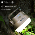 MOBI GARDEN Star Camp Solar Lantern – 400 Lumens