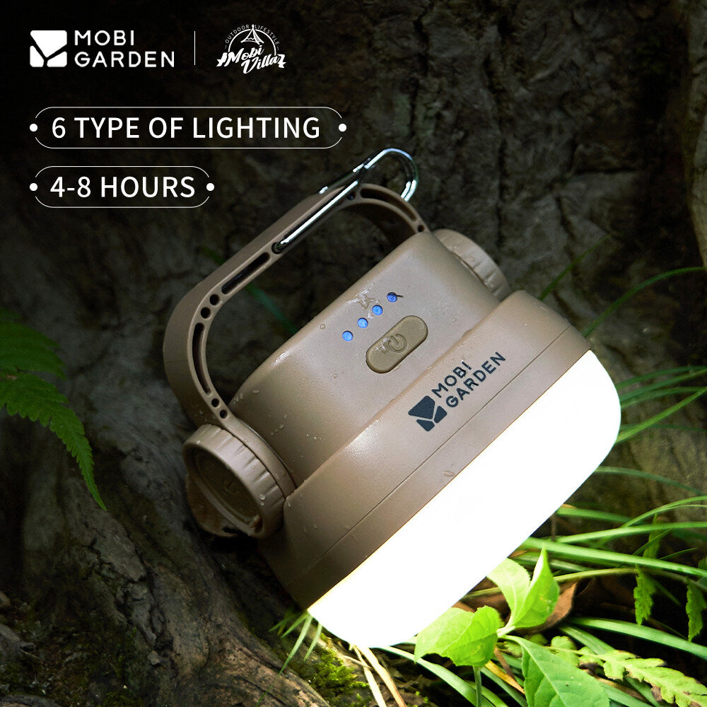 MOBI GARDEN Star Camp Solar Lantern – 400 Lumens
