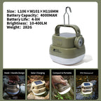 MOBI GARDEN Star Camp Solar Lantern – 400 Lumens