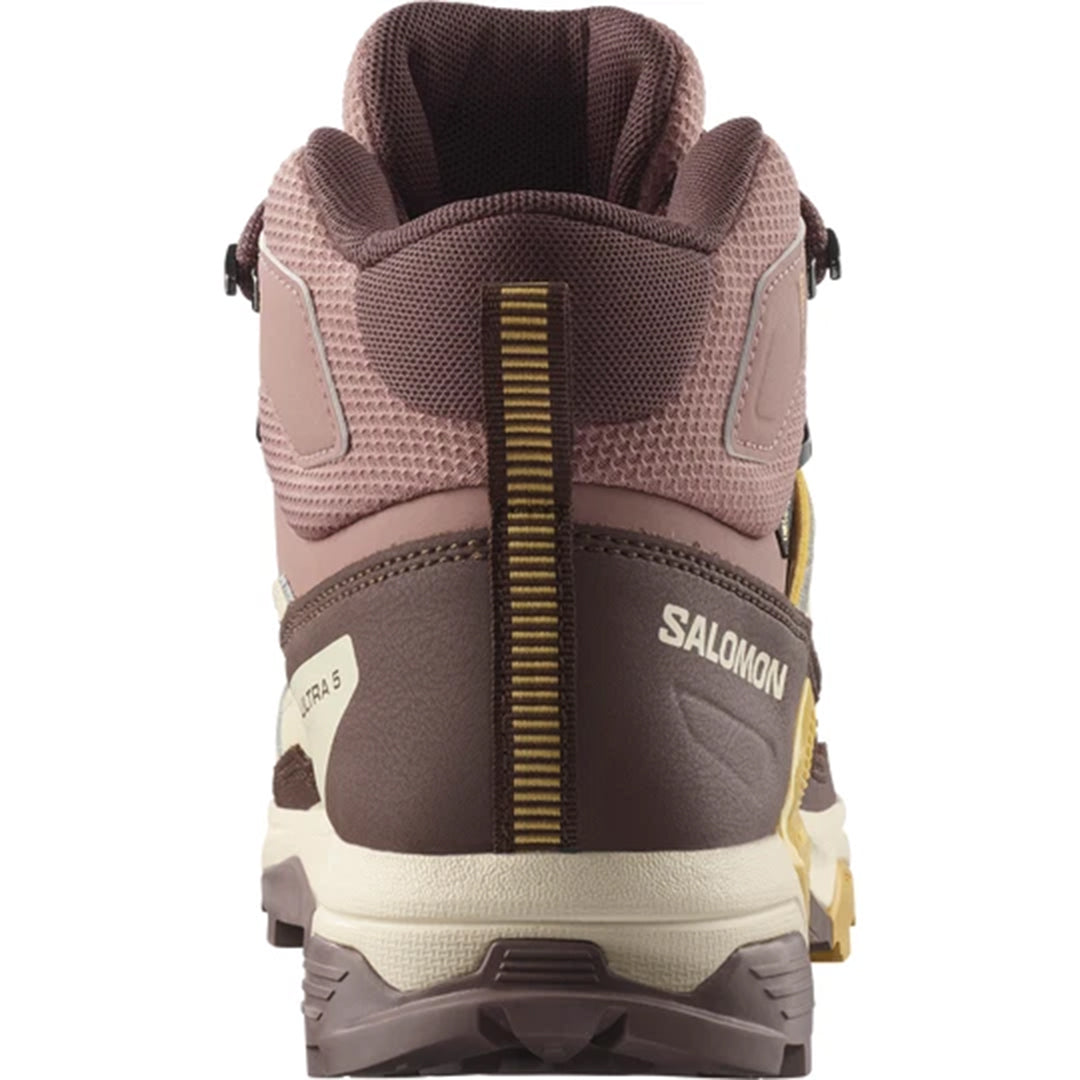 SALOMON Women's X Ultra 5 Mid Gore-Tex - Burlwood/French Roast/Rattan
