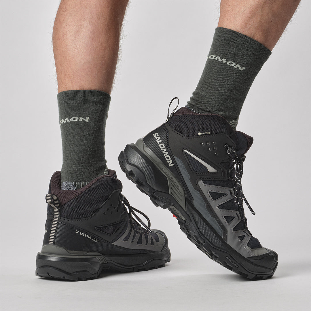 SALOMON Men's X Ultra 360 Mid Gore-Tex - Black/Magnet/Pewter